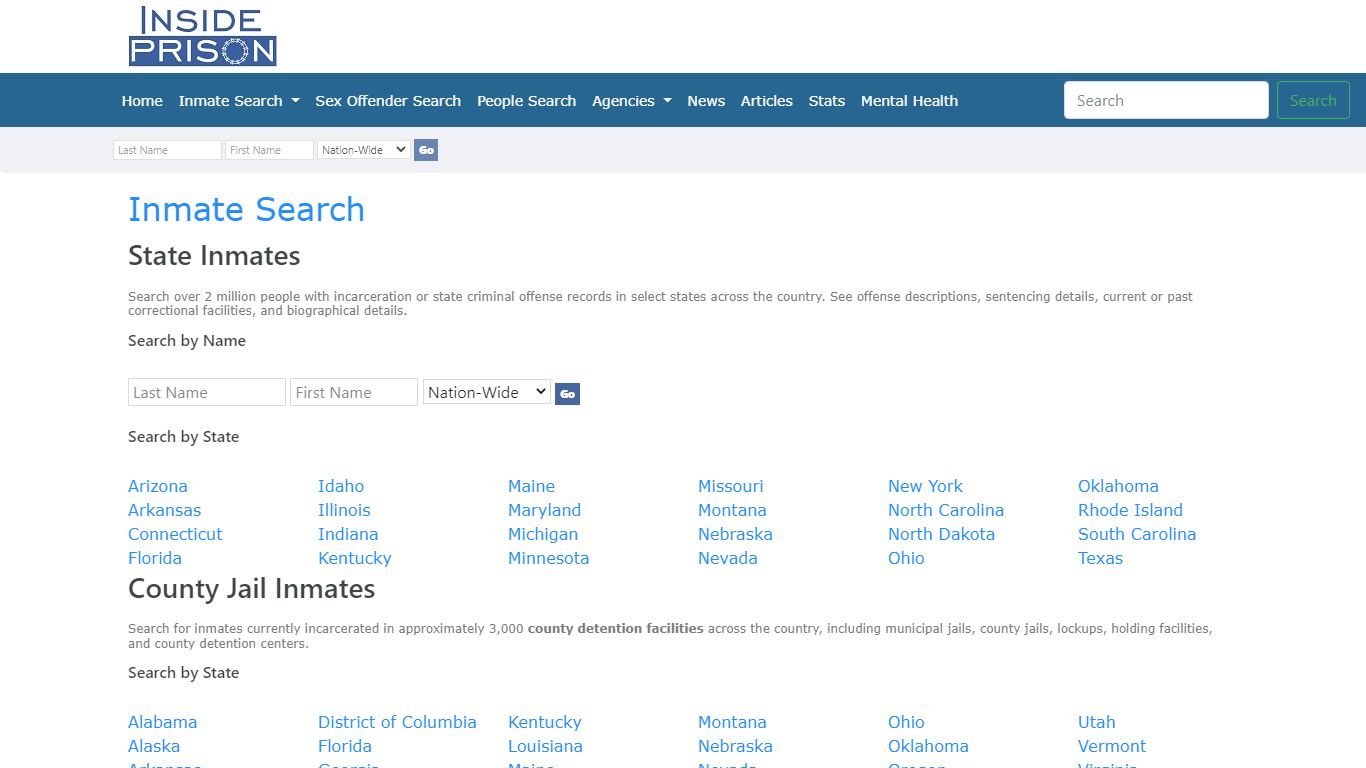Inmates & Offenders in Stateville Correctional Center,